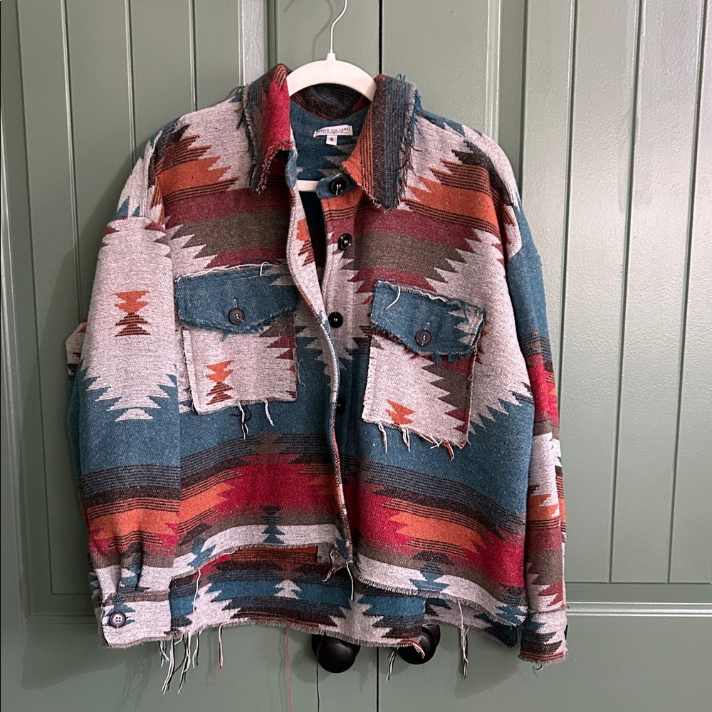Western print jacket